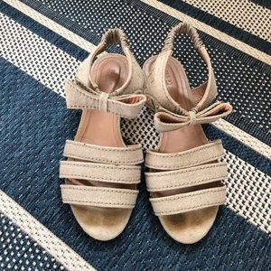 see by chloe flat sandals with ankle bow